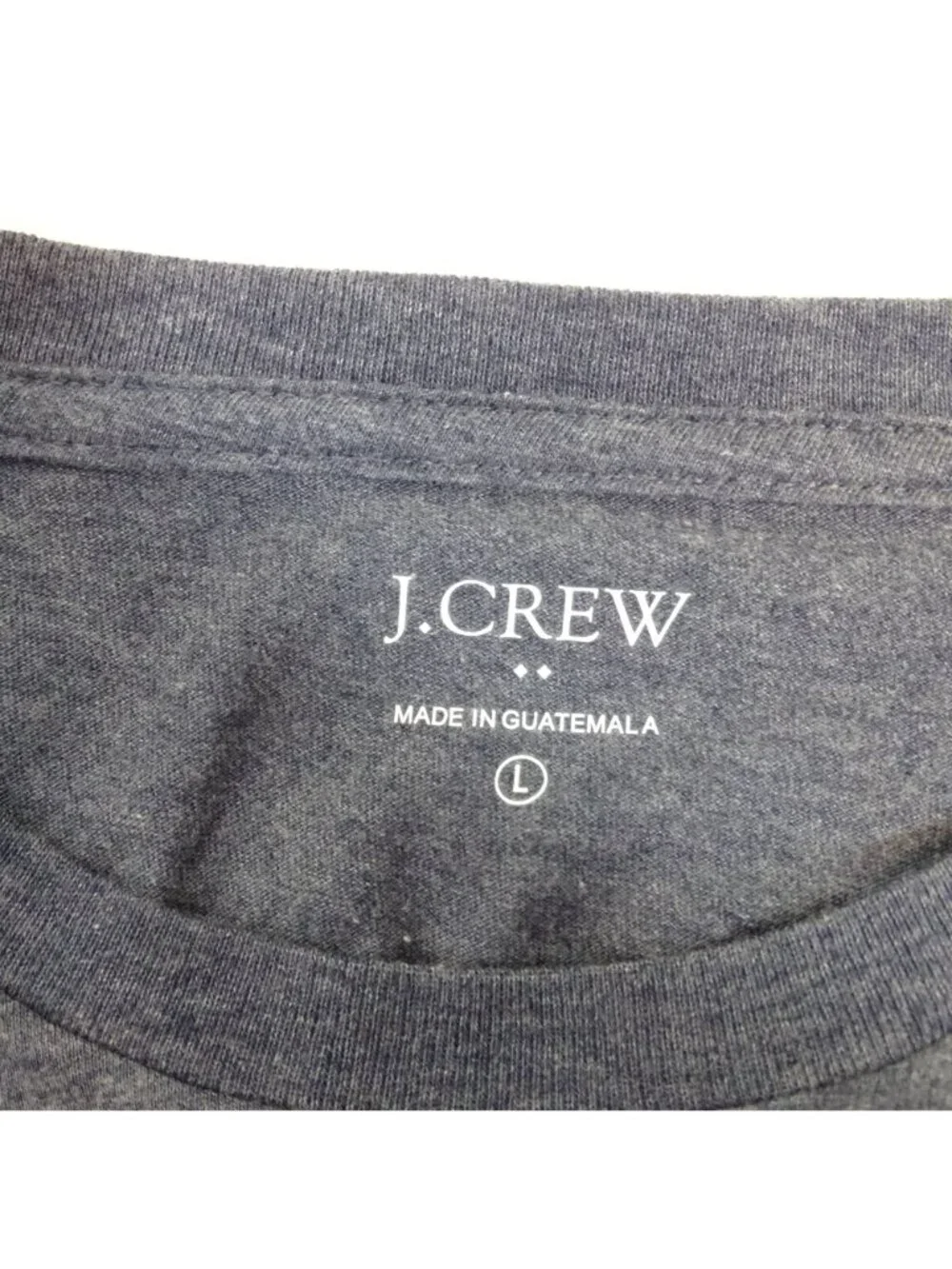 J. Crew Navy Short Sleeve Tee with Red Crab Graphic